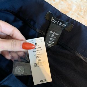 White House Black Market Drama Pant